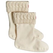 Wholesale - XS. KIDS HUNTER WHITE CABLE BOOT SOCKS - ACRYLIC SOLID C/P 24, UPC: 5054916990974